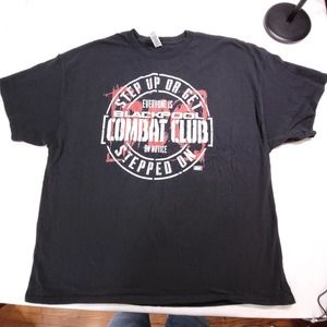 AEW All Elite Wrestling Blackpool Combat Club 3XL Black Shirt Gildan